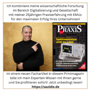 Elektronikpraxis Sauldie Digitalisierung