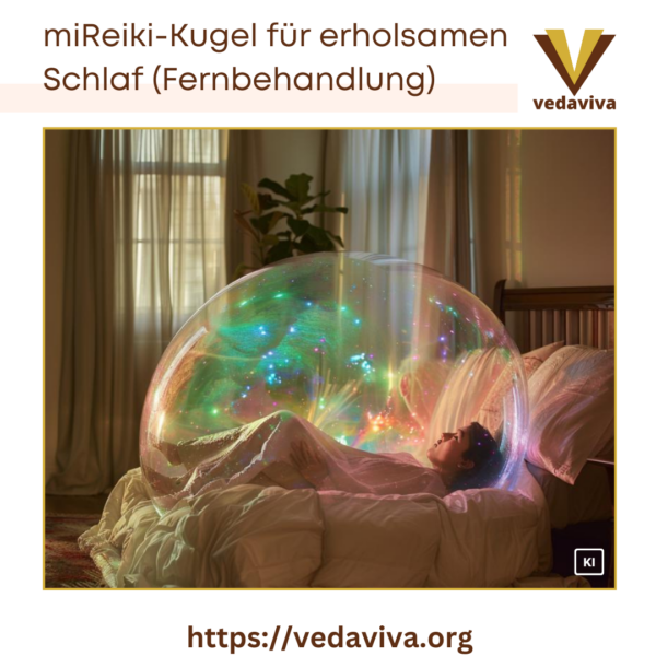 Besser schlafen: miReiki-Kugel Fernbehandlung für einen tieferen Schlaf