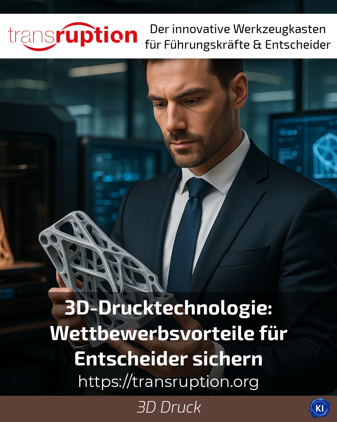 3D-Drucktechnologie: Wettbewerbsvorteile für Entscheider sichern
