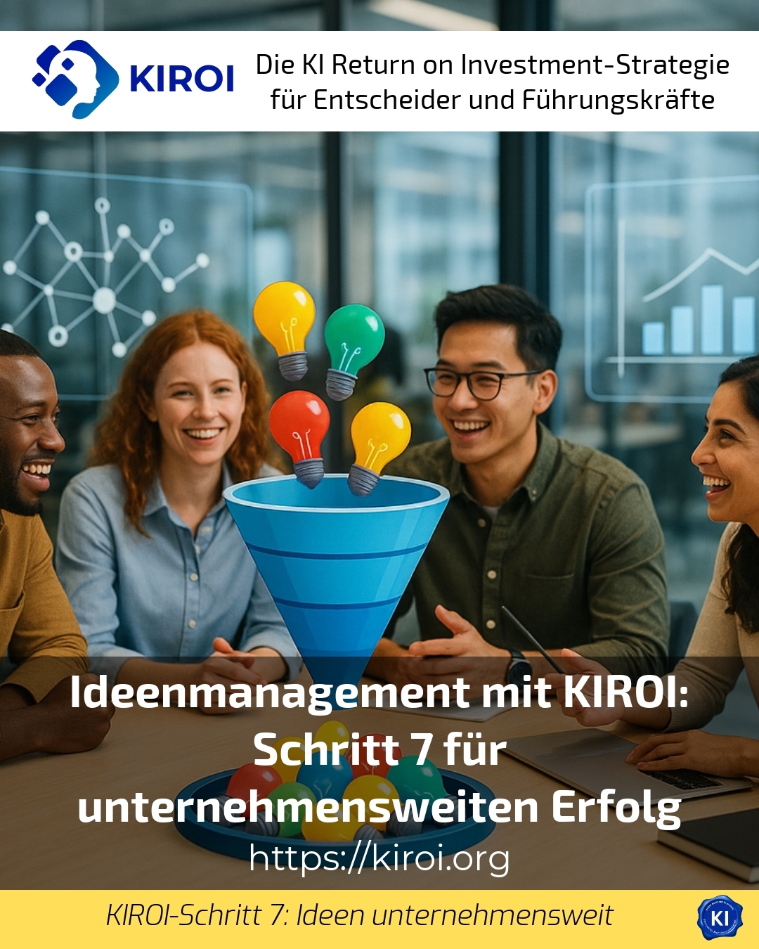Idea management with KIROI: Step 7 for company-wide success