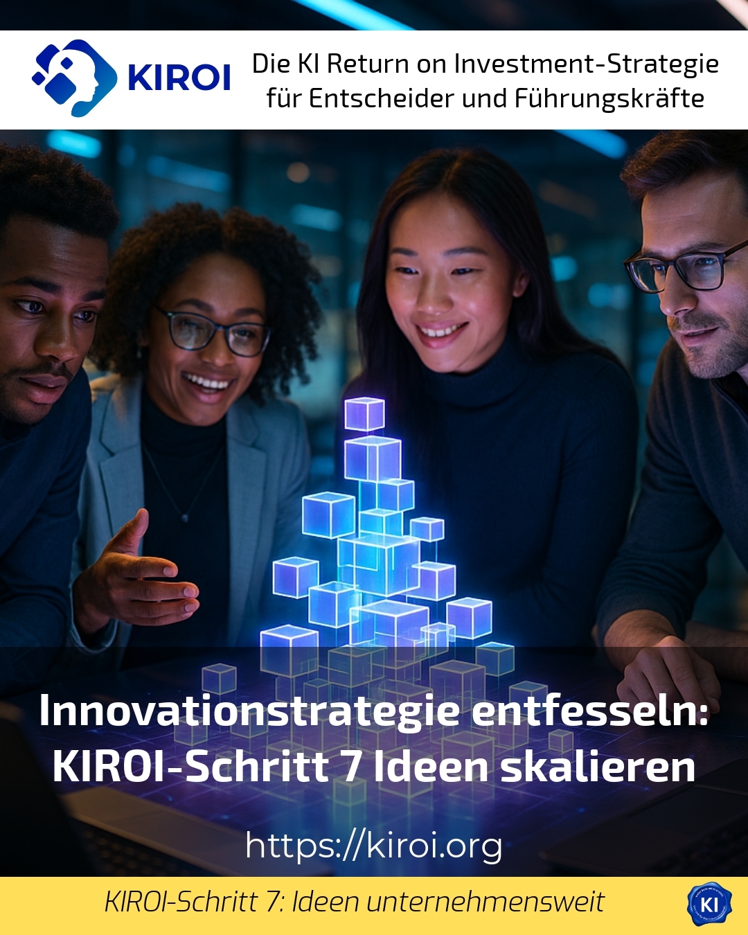 Unleash innovation strategy: KIROI step 7 Scaling ideas