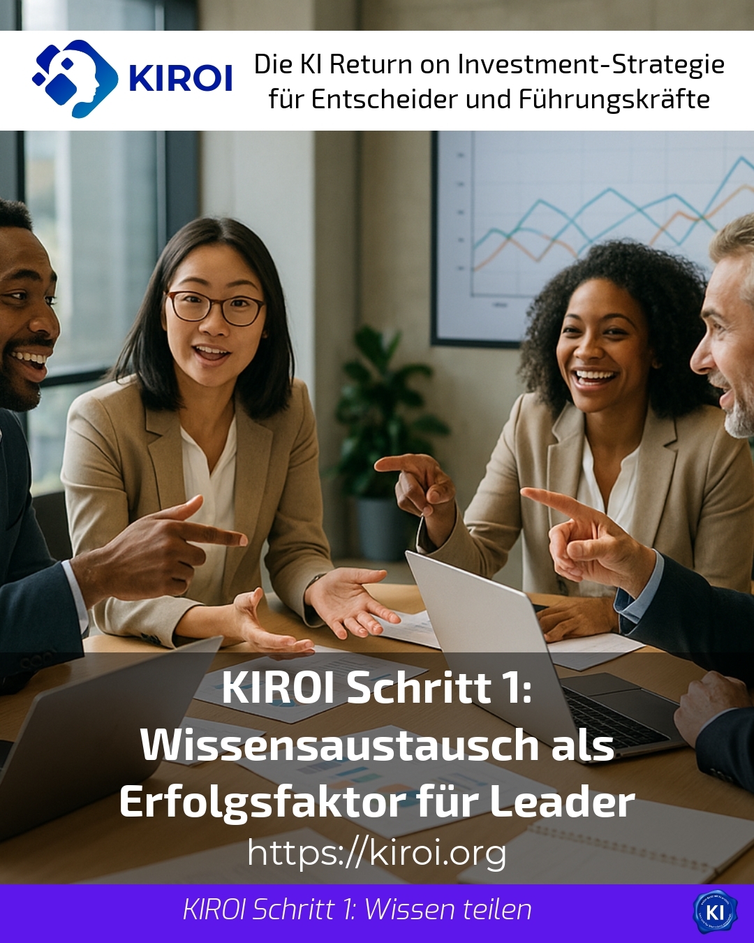 KIROI Step 1: Knowledge sharing as a success factor for leaders
