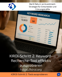 KIROI-Schritt 2: Keyword-Recherche-Tool effektiv ausprobieren
