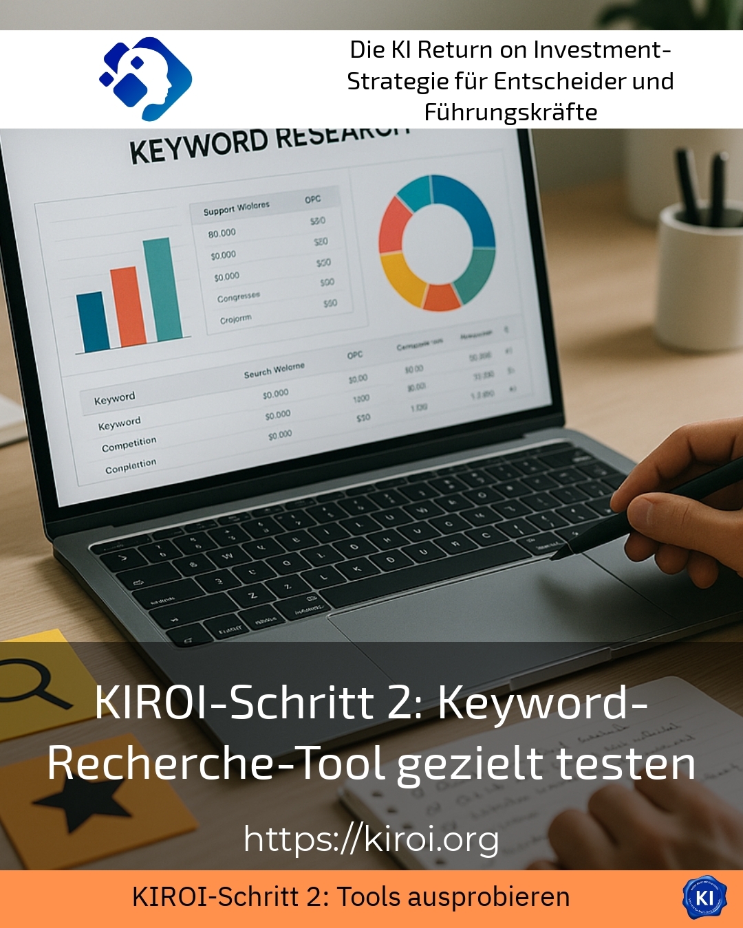 KIROI step 2: Test the keyword research tool specifically