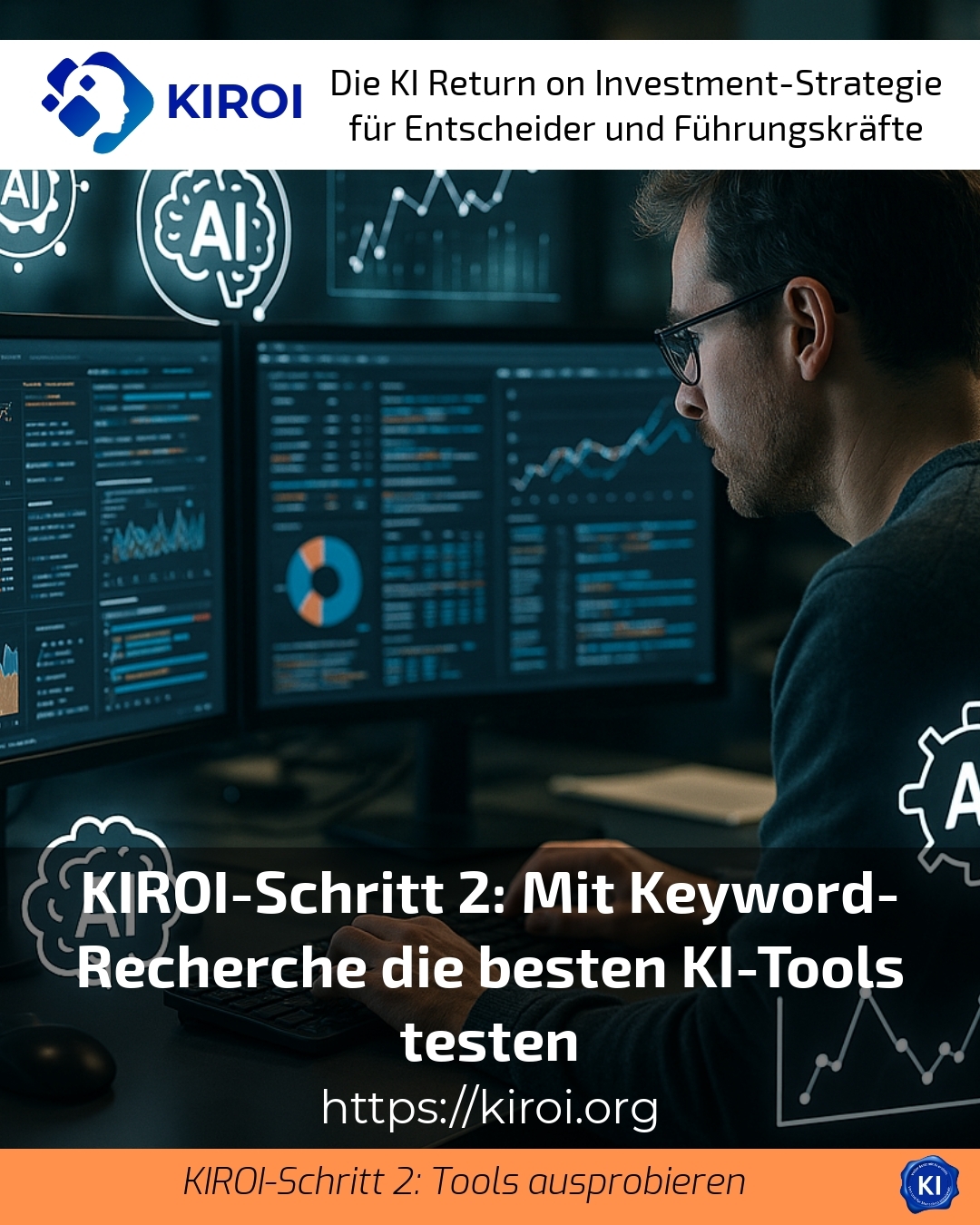 KIROI step 2: Test the best AI tools with keyword research