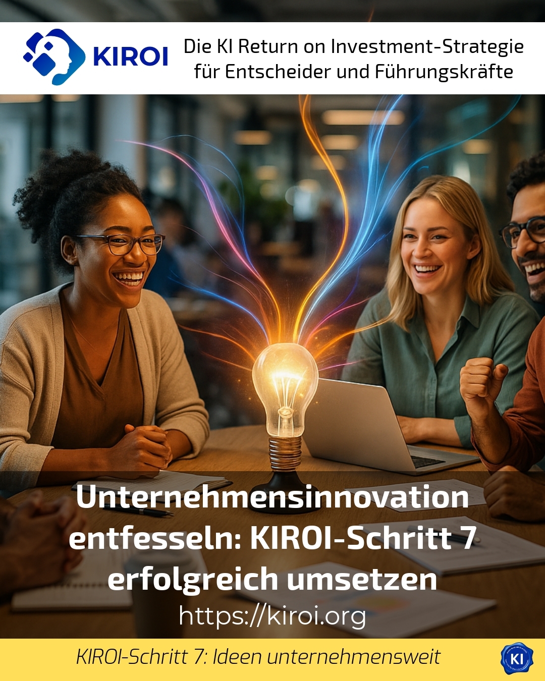 Unleashing corporate innovation: successfully implementing KIROI step 7