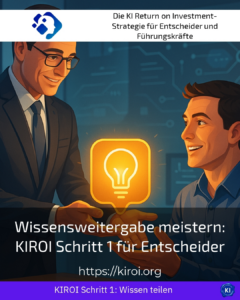 Mastering knowledge transfer: KIROI Step 1 for decision-makers
