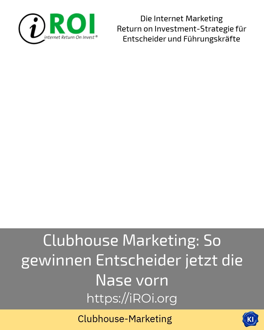 Clubhouse Marketing: So gewinnen Entscheider jetzt die Nase vorn 5 (857)