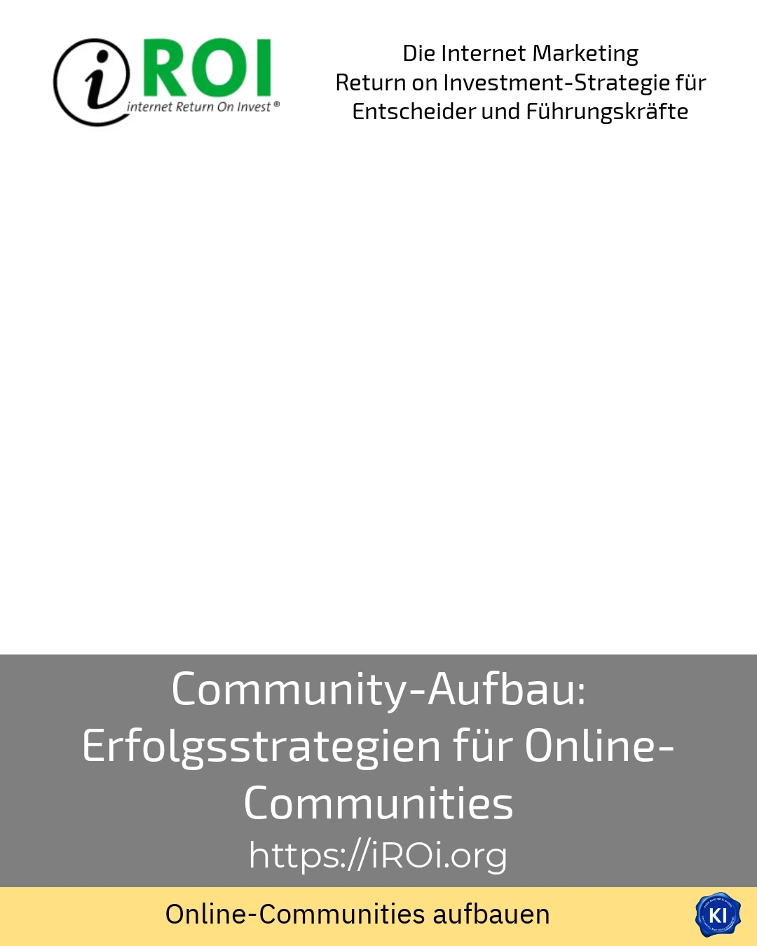 Community-Aufbau: Erfolgsstrategien für Online-Communities 4.7 (1227)