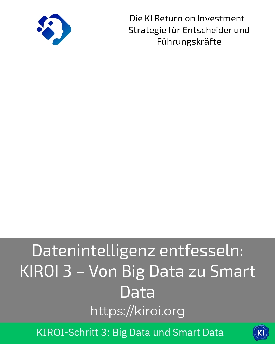 Datenintelligenz entfesseln: KIROI 3 – Von Big Data zu Smart Data 4.9 (522)