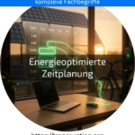 Energieoptimierte Zeitplanung: Jetzt Energiekosten senken, Ressourcen schonen und Umwelt schützen – entdecken Sie smarte Lösungen!