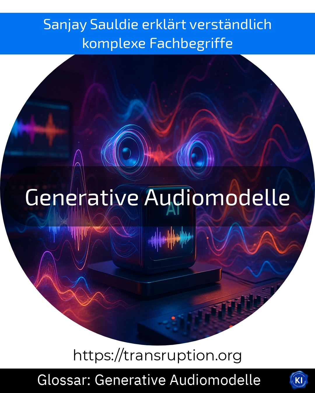 Entdecke Generative Audiomodelle: KI erzeugt Musik & Sounds. Erfahre mehr und nutze kreative Audio-Inhalte – jetzt informieren!