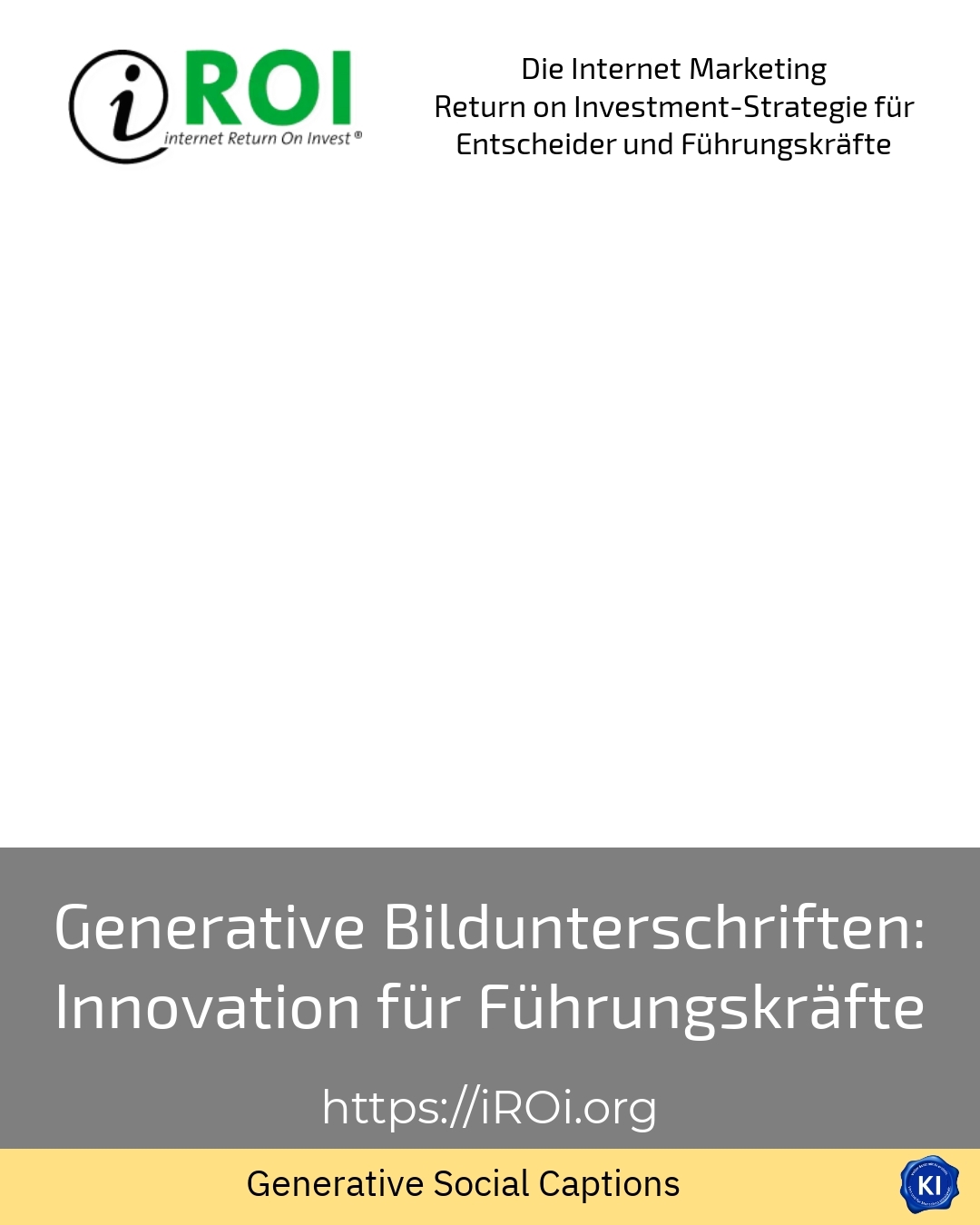 Generative Bildunterschriften: Innovation für Führungskräfte 4.4 (1716)