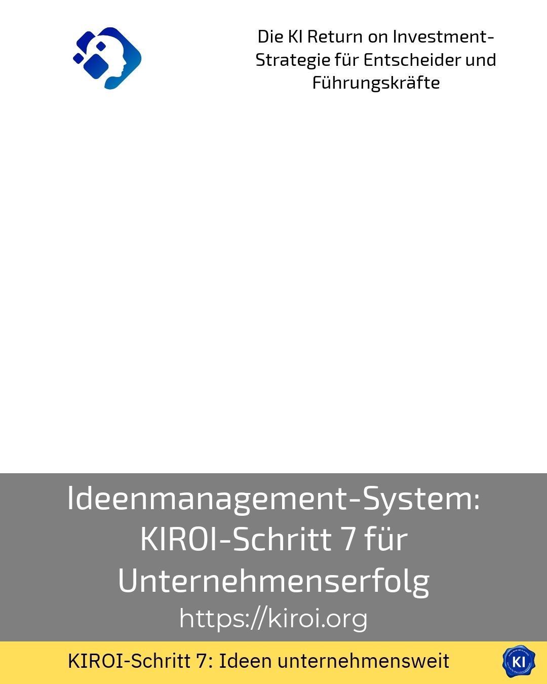 Ideenmanagement-System: KIROI-Schritt 7 für Unternehmenserfolg 4.4 (1129)
