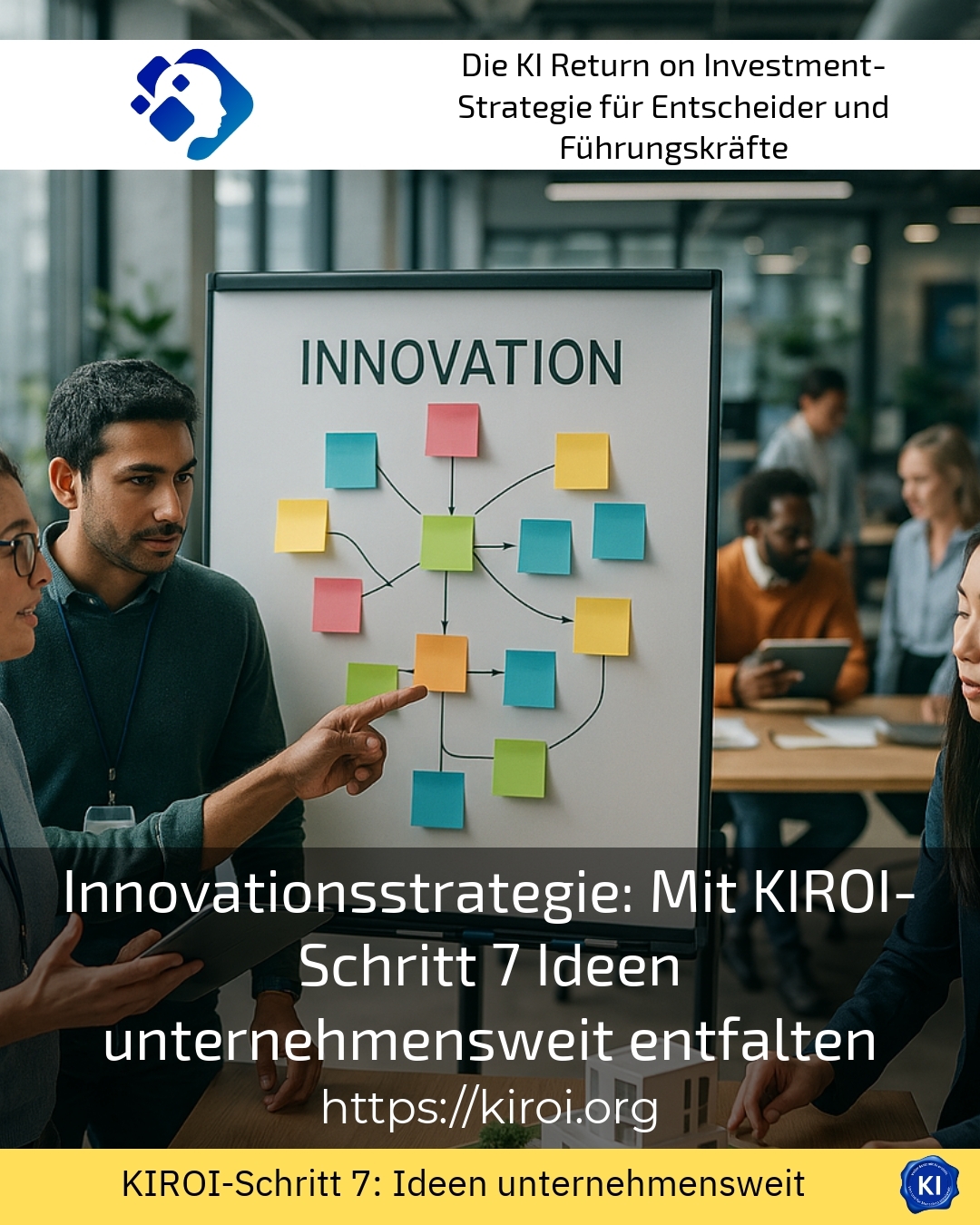 Innovation strategy: Develop ideas company-wide with KIROI Step 7