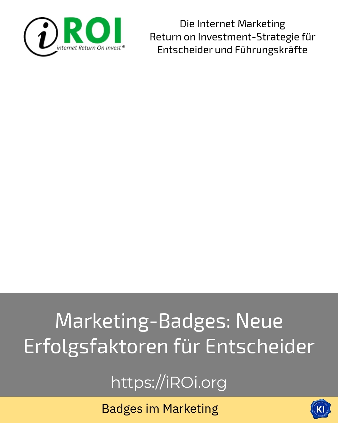 Marketing-Badges: Neue Erfolgsfaktoren für Entscheider 4.1 (437)