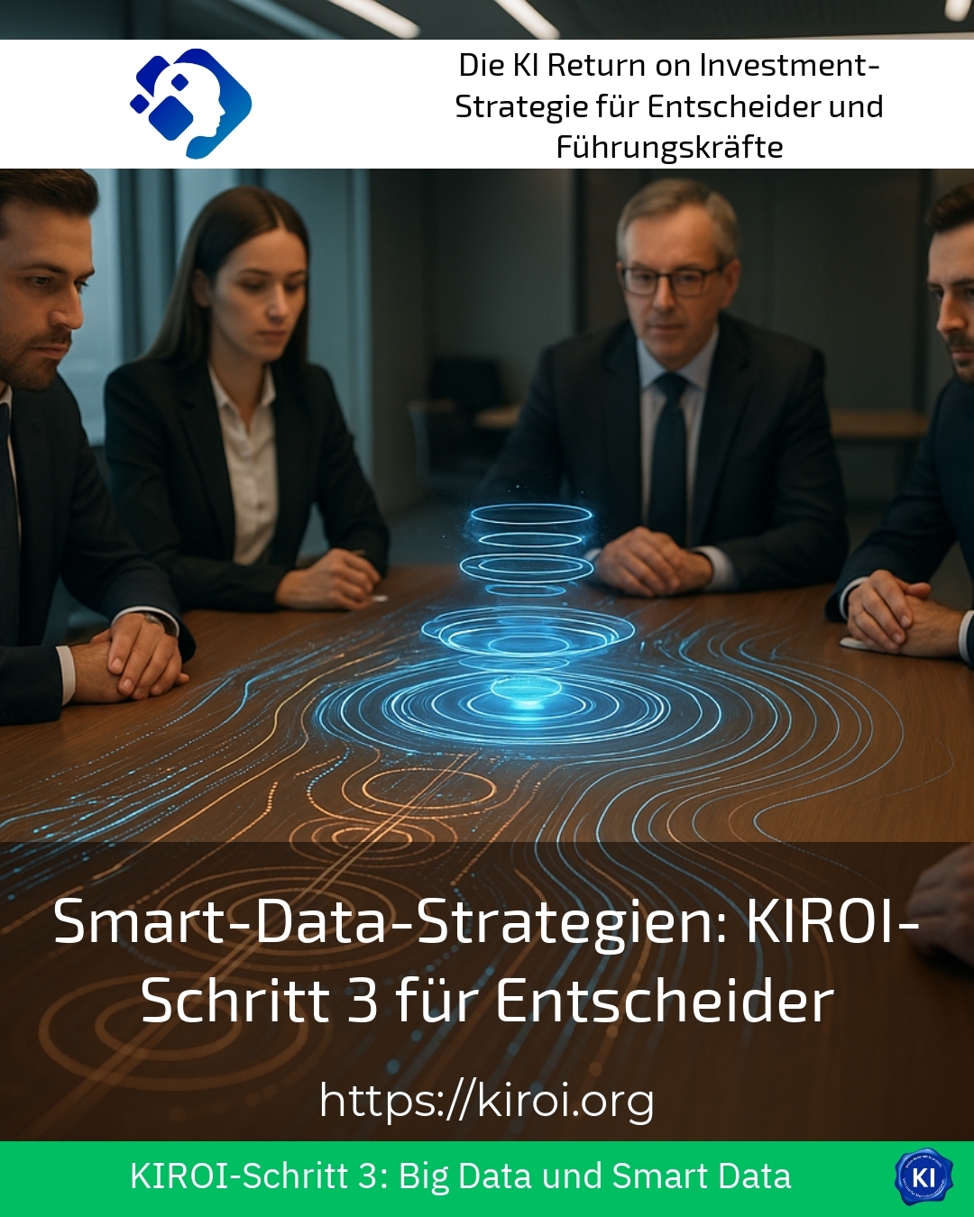 Smart data strategies: KIROI step 3 for decision-makers