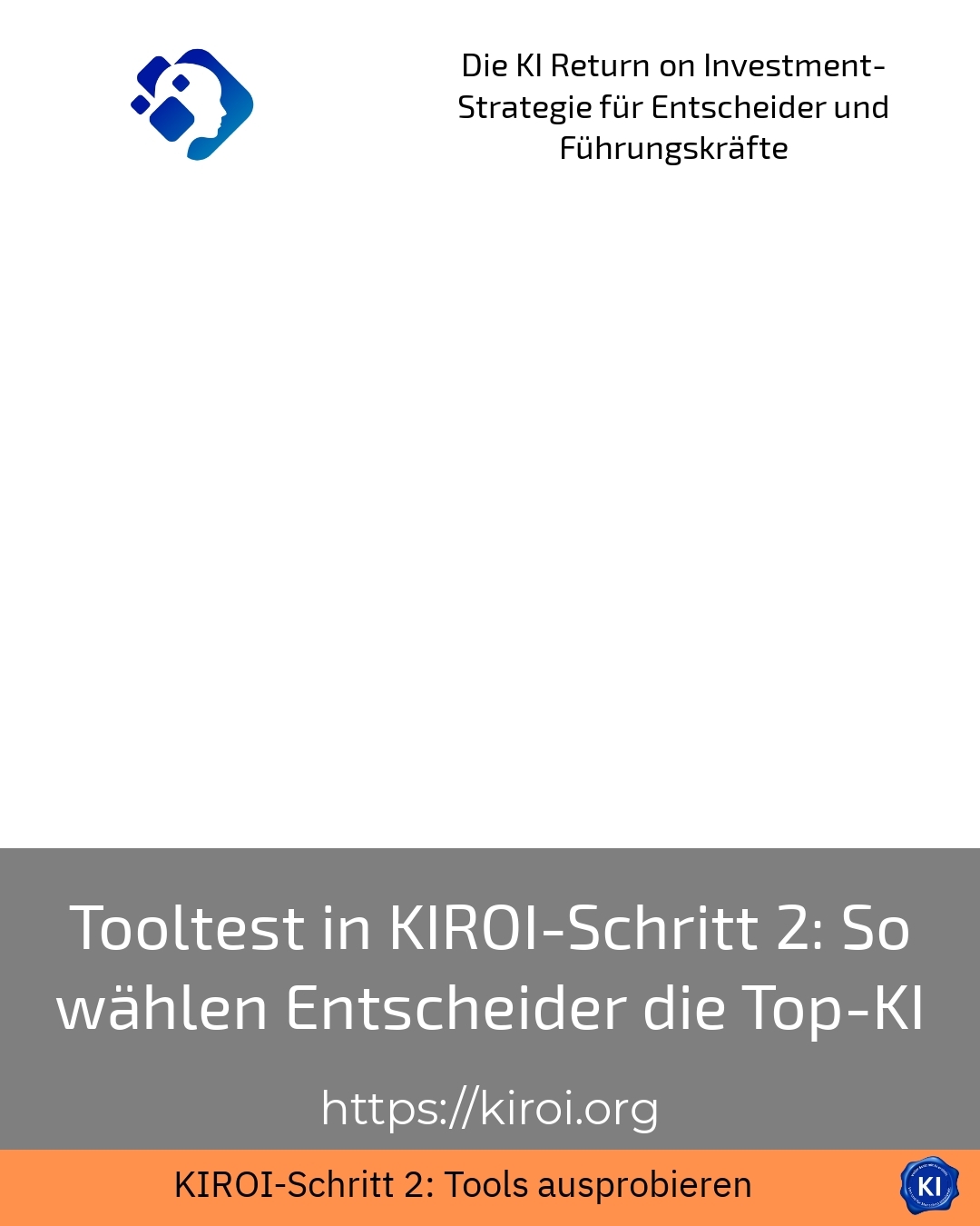 Tooltest in KIROI-Schritt 2: So wählen Entscheider die Top-KI