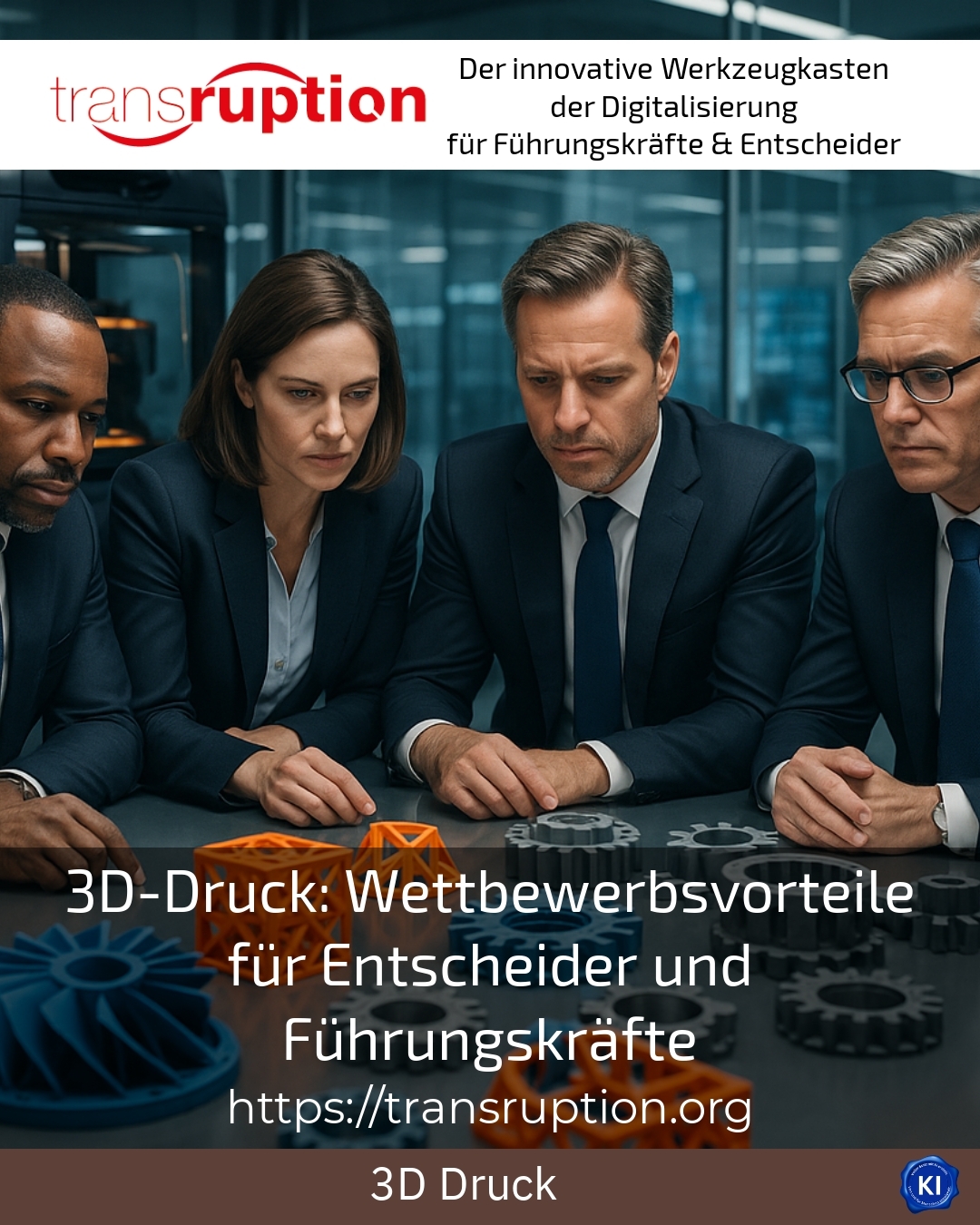 3D-Druck: Wettbewerbsvorteile für Entscheider und Führungskräfte