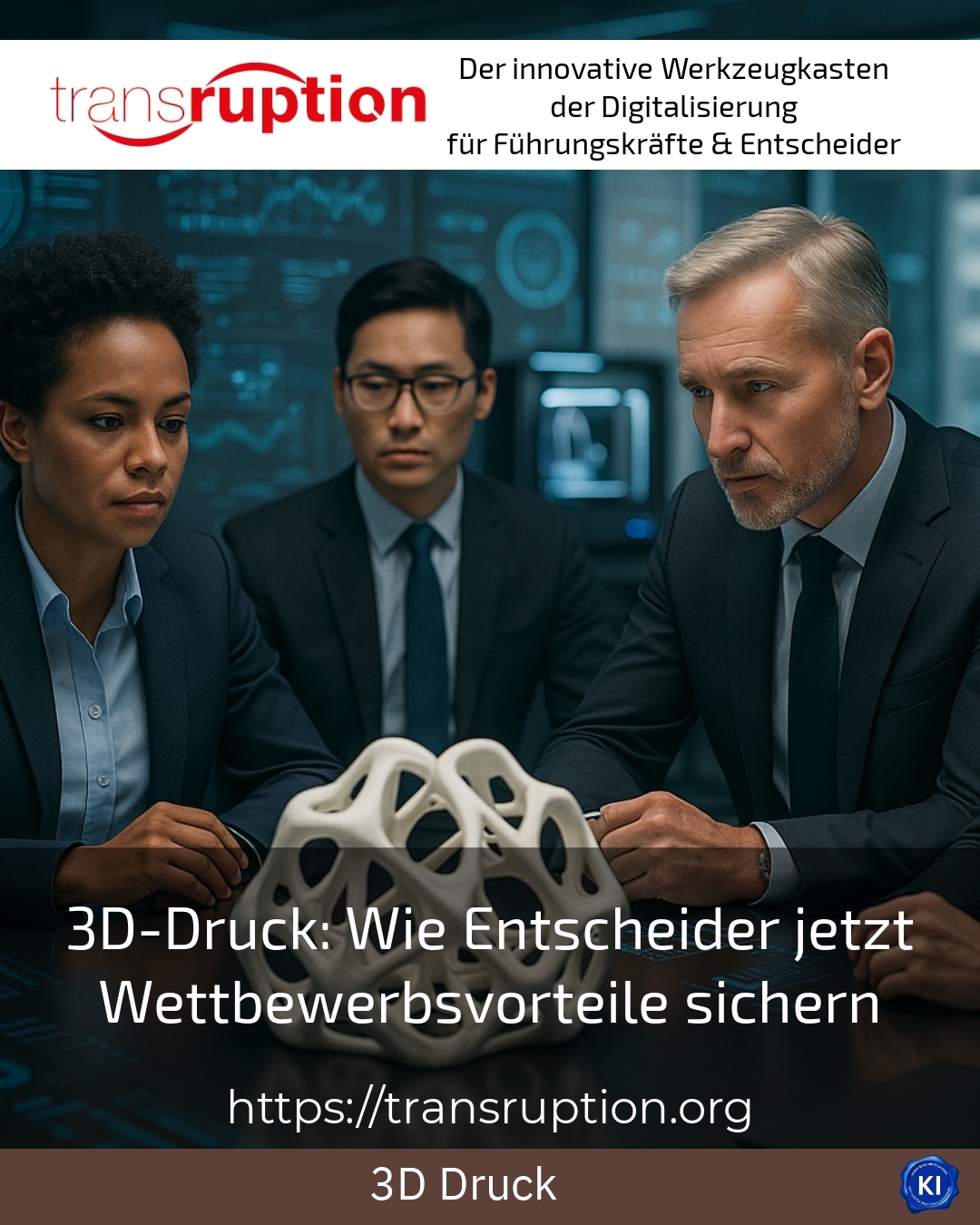 3D-Druck: Wie Entscheider jetzt Wettbewerbsvorteile sichern