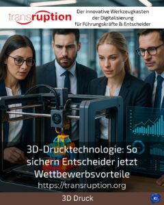 3D printing technology: How decision-makers can secure competitive advantages now