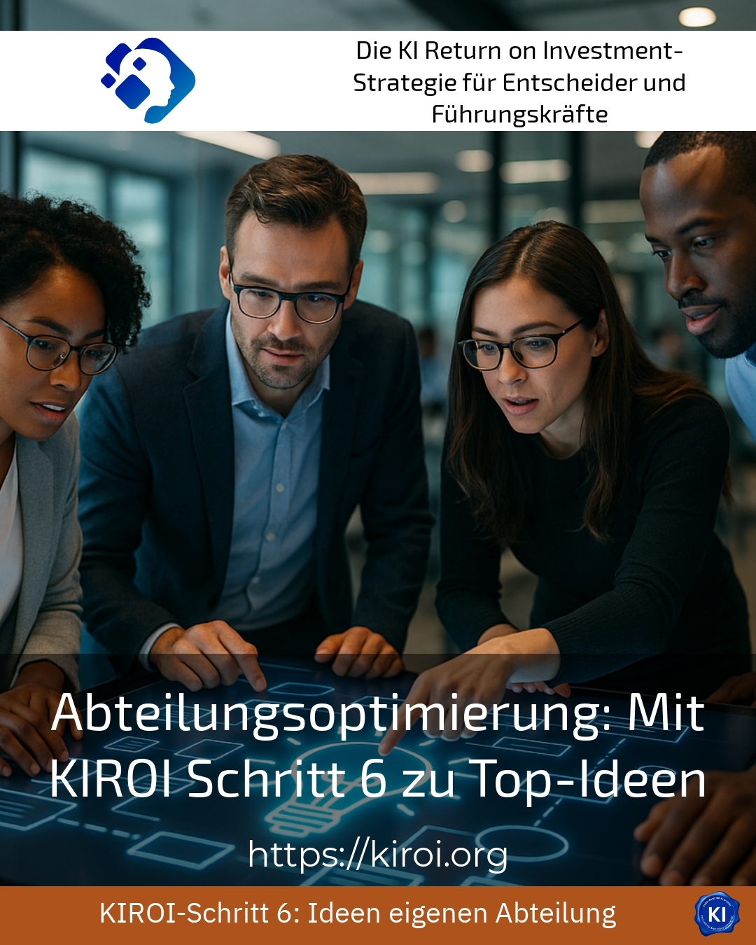 Department optimisation: With KIROI step 6 to top ideas 4.1 (881)