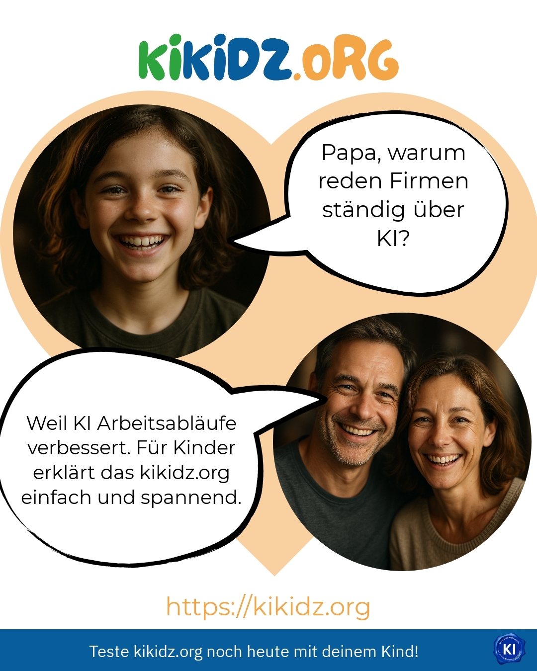Teste kikidz.org noch heute mit deinem Kind!