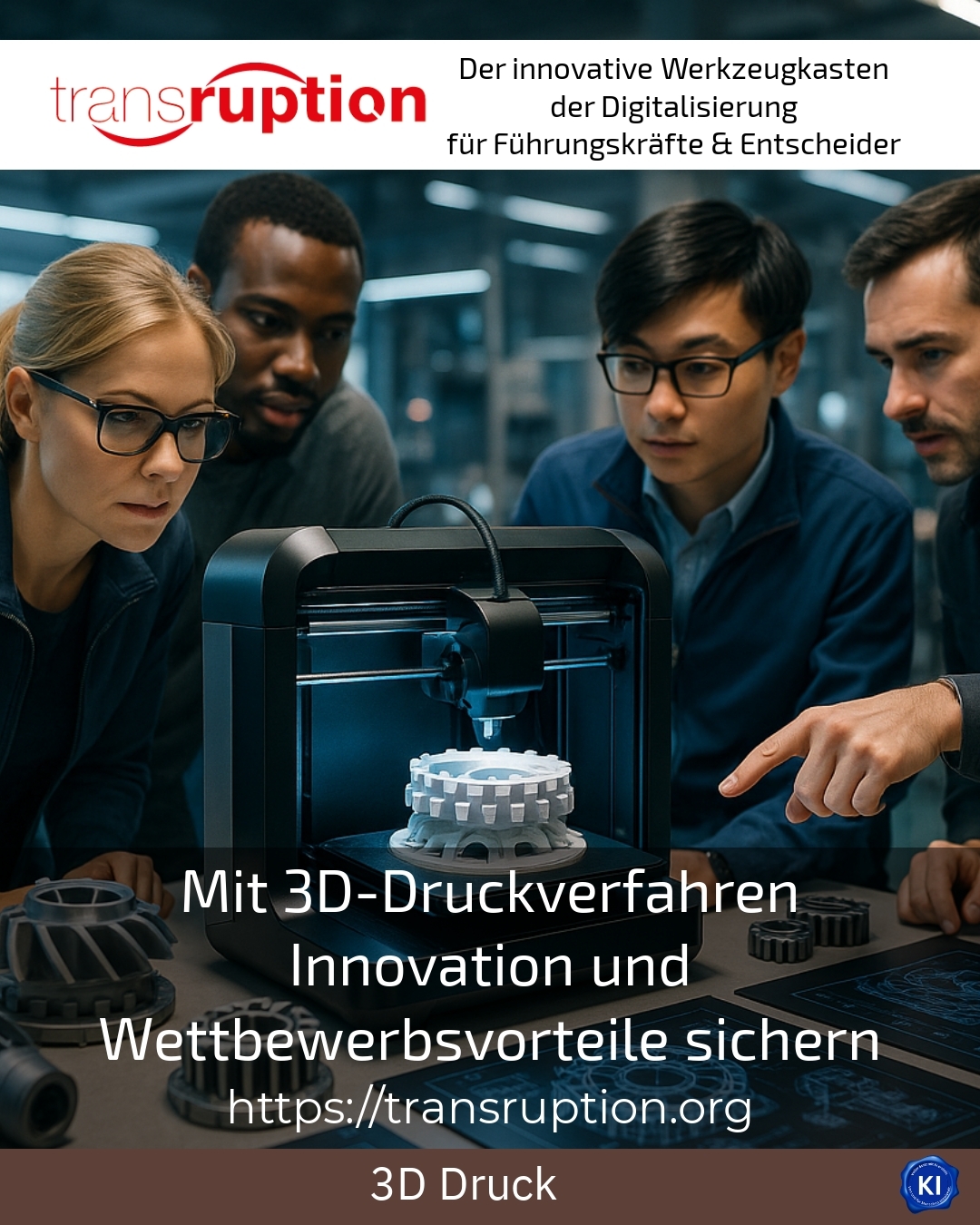Mit 3D-Druckverfahren Innovation und Wettbewerbsvorteile sichern