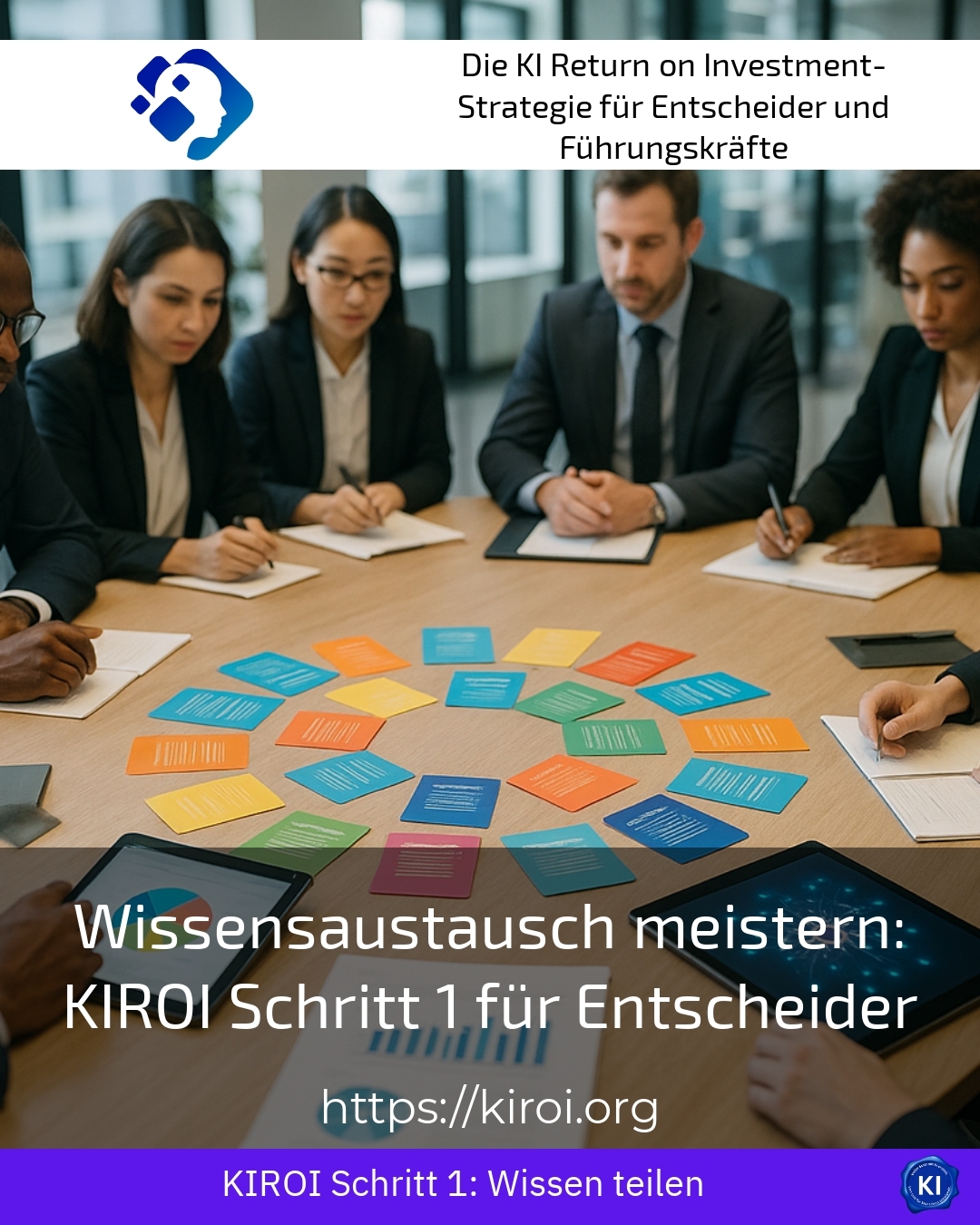Mastering knowledge sharing: KIROI Step 1 for decision-makers