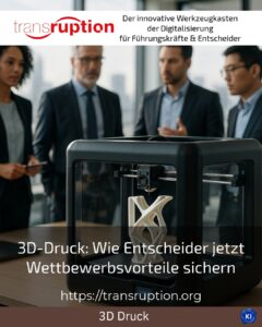 3D-Druck: Wie Entscheider jetzt Wettbewerbsvorteile sichern