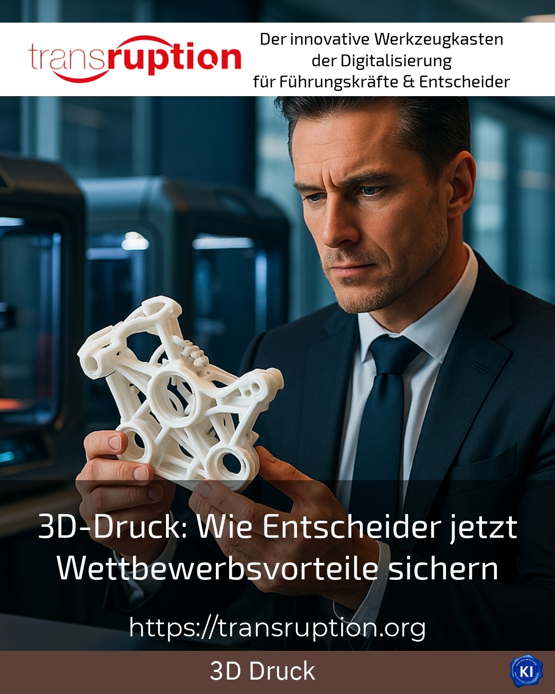 3D-Druck: Wie Entscheider jetzt Wettbewerbsvorteile sichern