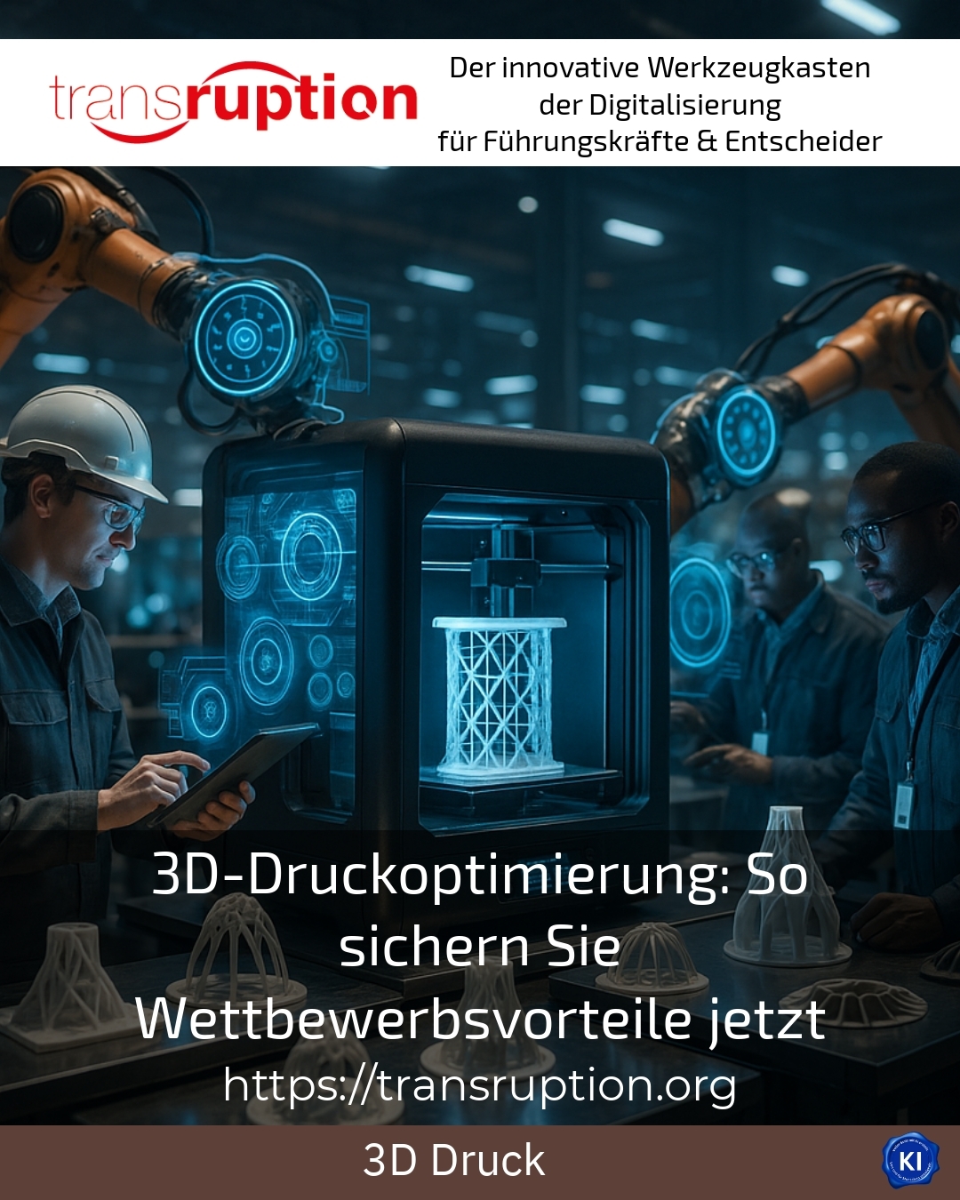 3D printing optimisation: How to secure competitive advantages now