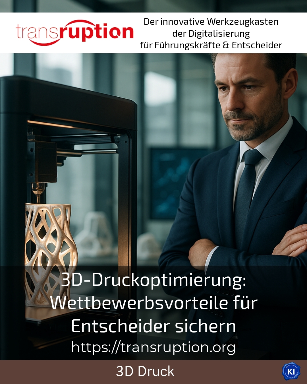 3D-Druckoptimierung: Wettbewerbsvorteile für Entscheider sichern