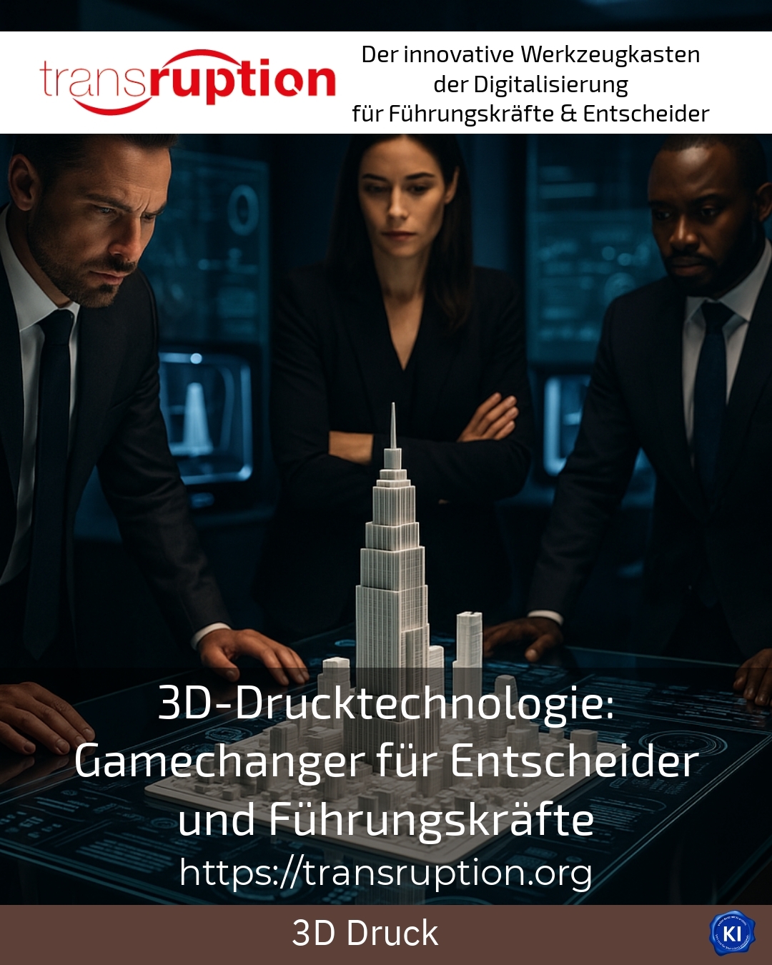 3D-Drucktechnologie: Gamechanger für Entscheider und Führungskräfte
