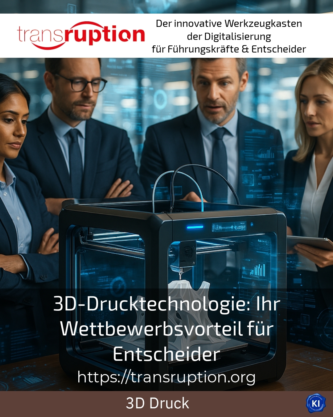 3D-Drucktechnologie: Ihr Wettbewerbsvorteil für Entscheider
