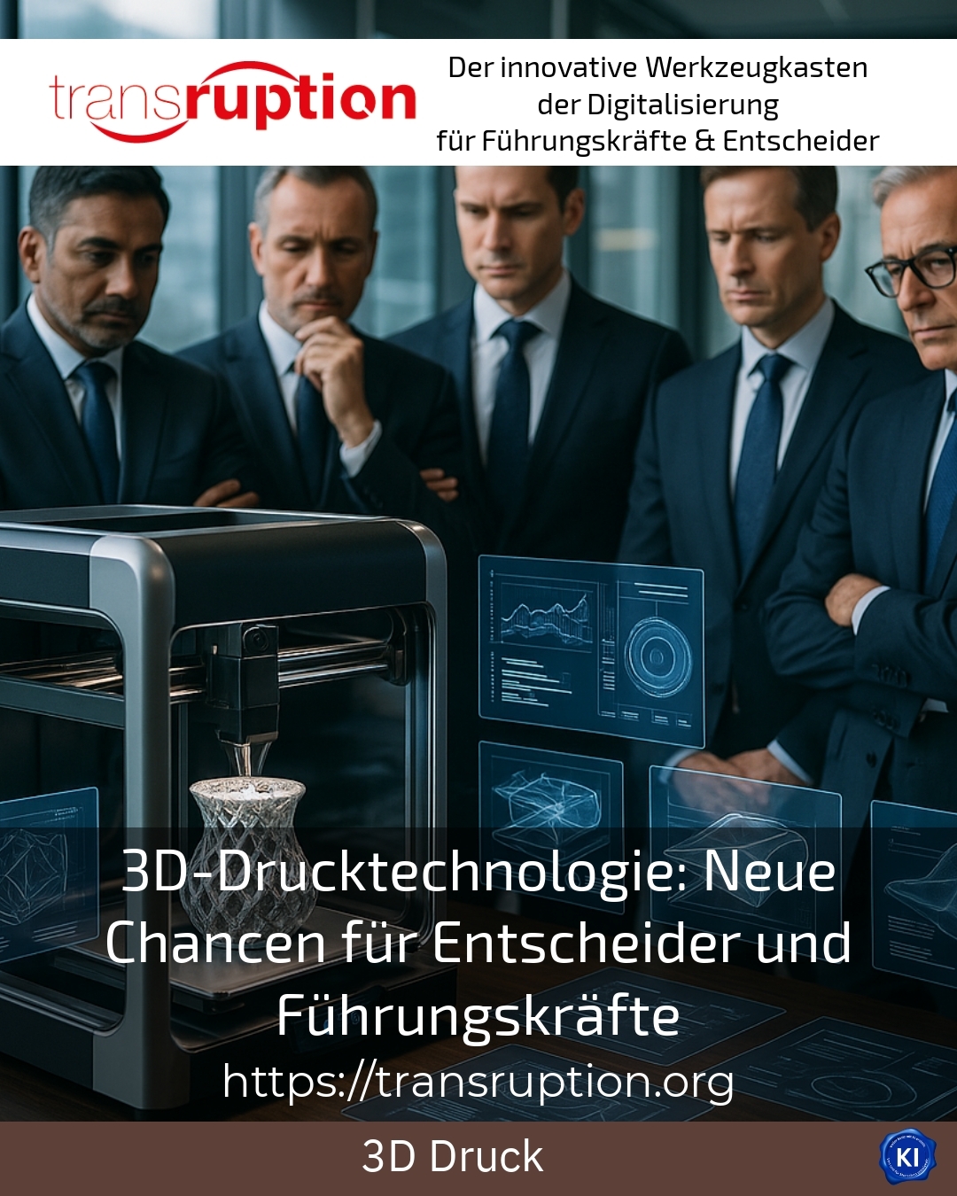 3D-Drucktechnologie: Neue Chancen für Entscheider und Führungskräfte