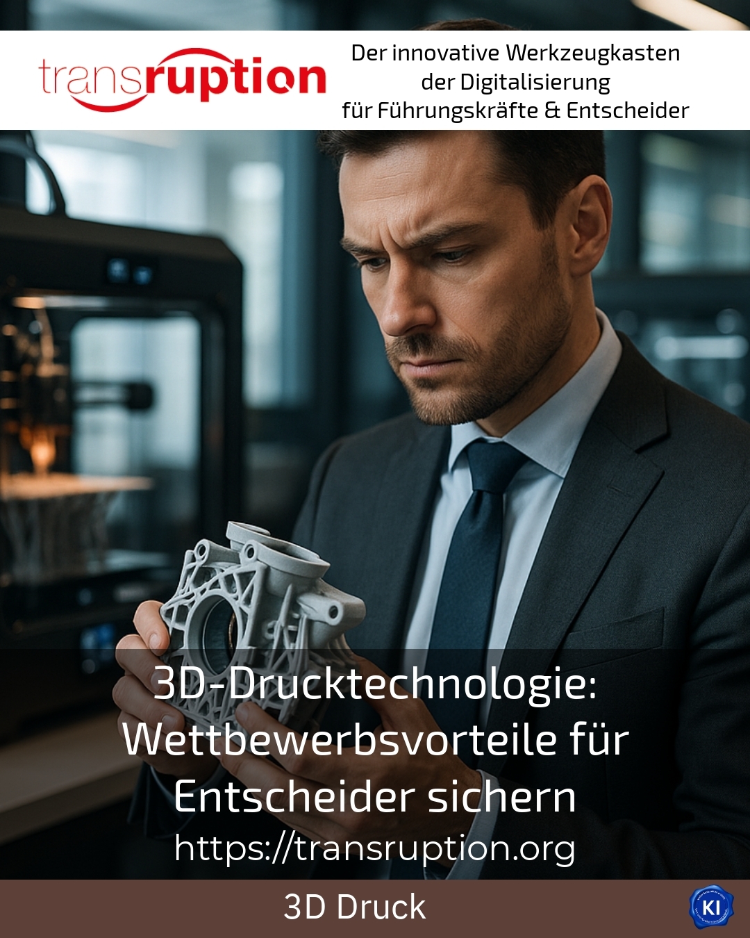 3D-Drucktechnologie: Wettbewerbsvorteile für Entscheider sichern