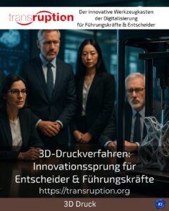 3D-Druckverfahren: Innovationssprung für Entscheider & Führungskräfte