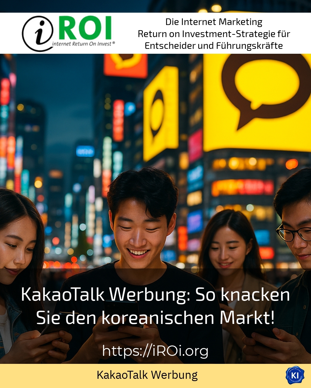 KakaoTalk advertising: How to crack the Korean market! 4.1 (1460)