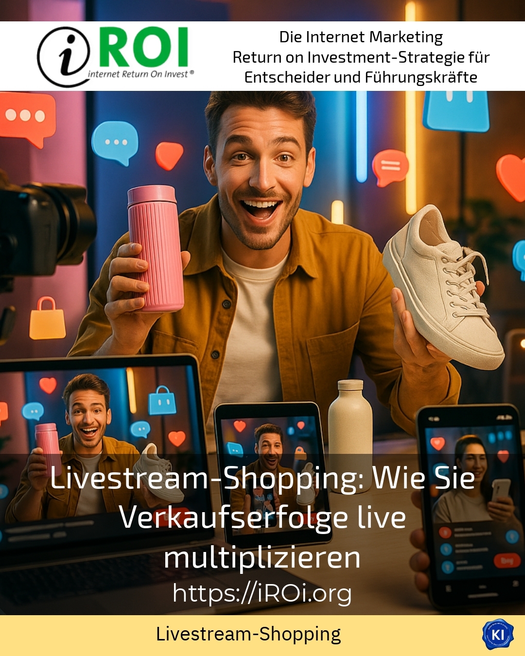 Livestream-Shopping: Wie Sie Verkaufserfolge live multiplizieren 4.9 (846)