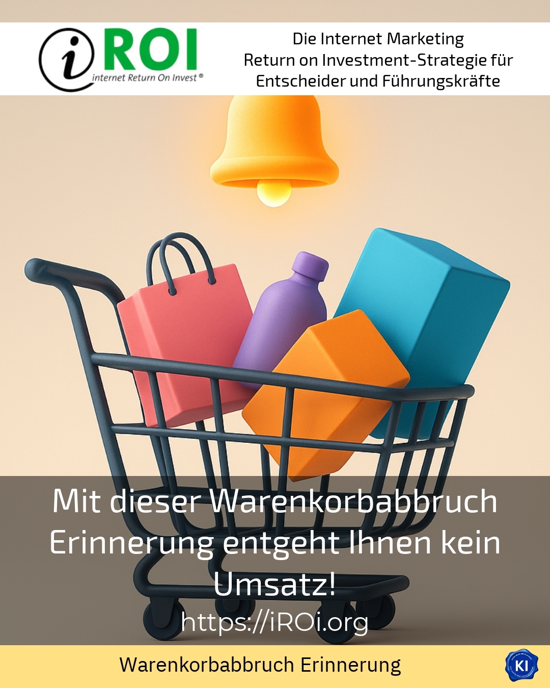 With this shopping basket cancellation reminder, you won't miss out on any sales! 4.4 (1000)