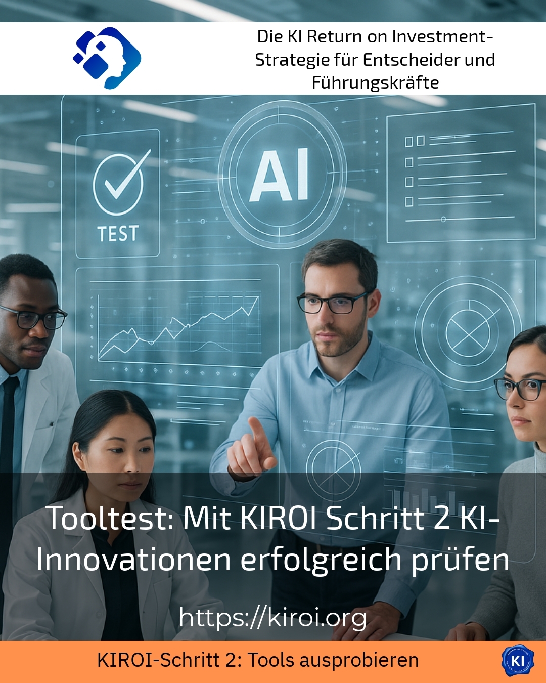 Tooltest: Mit KIROI Schritt 2 KI-Innovationen erfolgreich prüfen 4.7 (701)