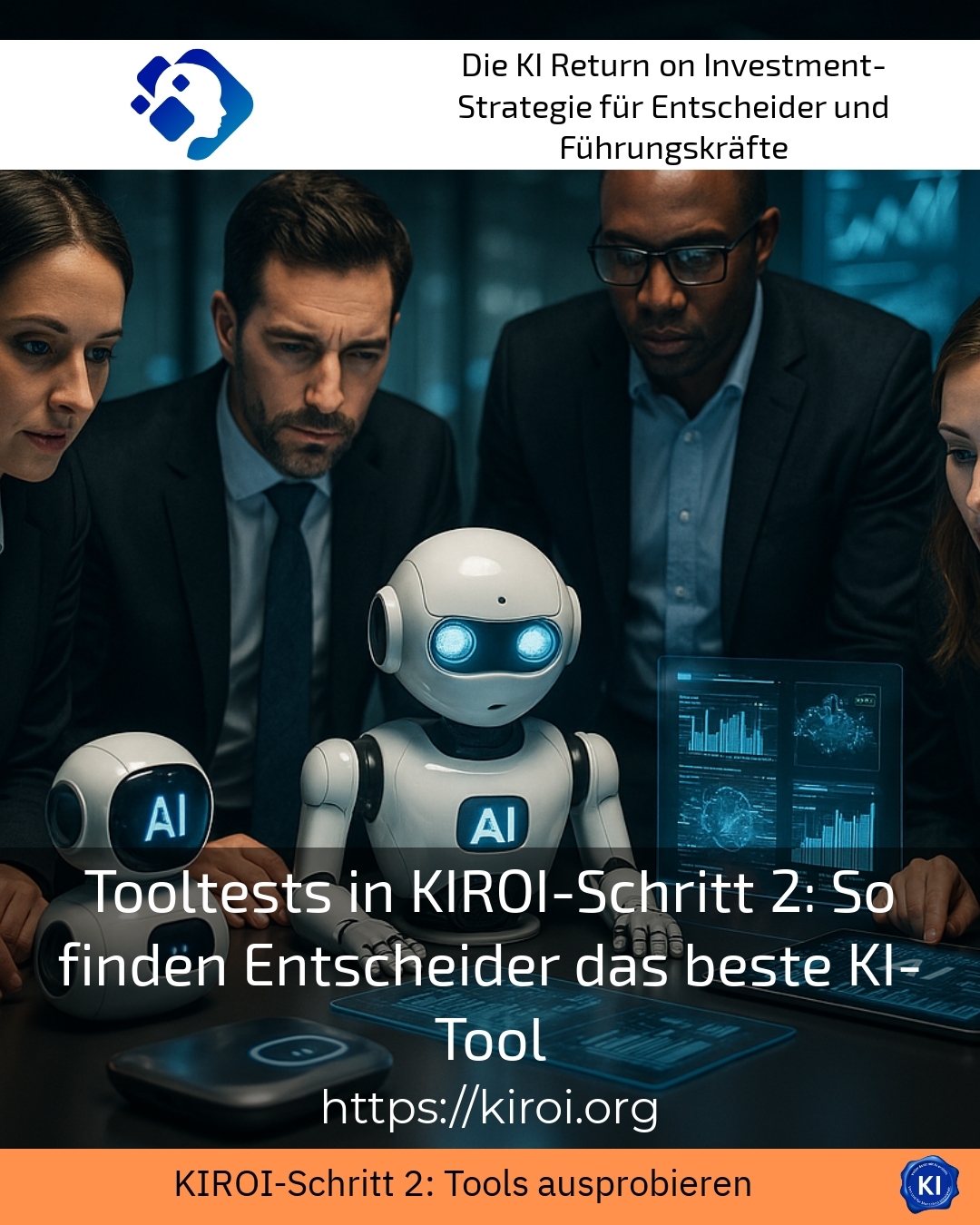 Tool tests in KIROI step 2: How decision-makers find the best AI tool 4.2 (1491)