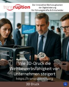 Wie 3D-Druck die Wettbewerbsfähigkeit von Unternehmen steigert