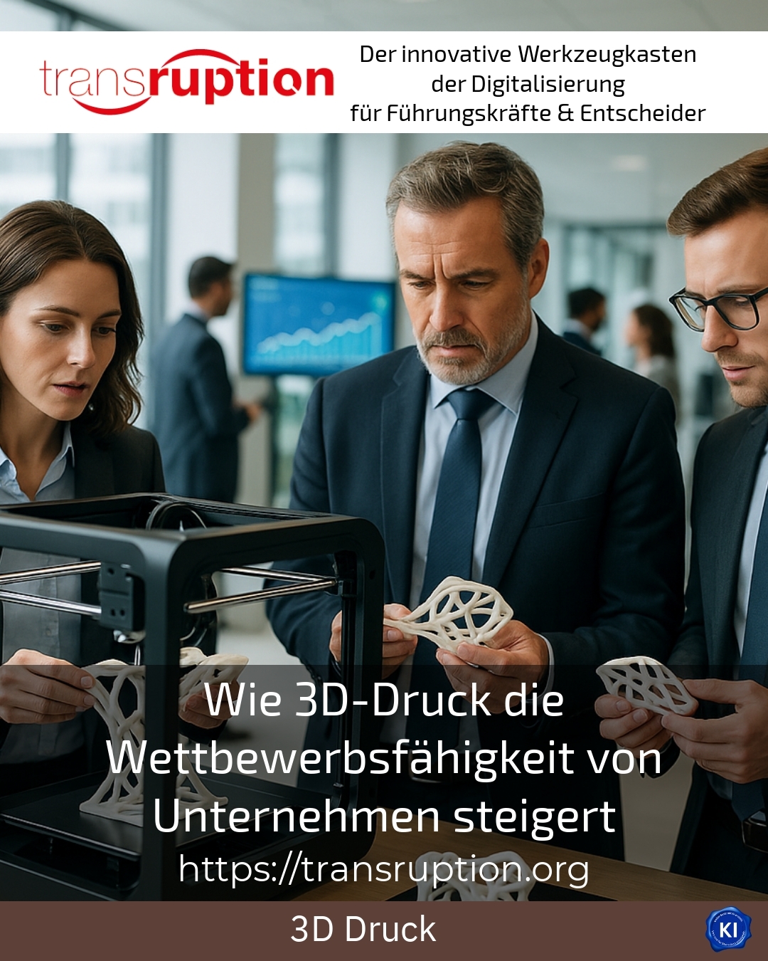 Wie 3D-Druck die Wettbewerbsfähigkeit von Unternehmen steigert