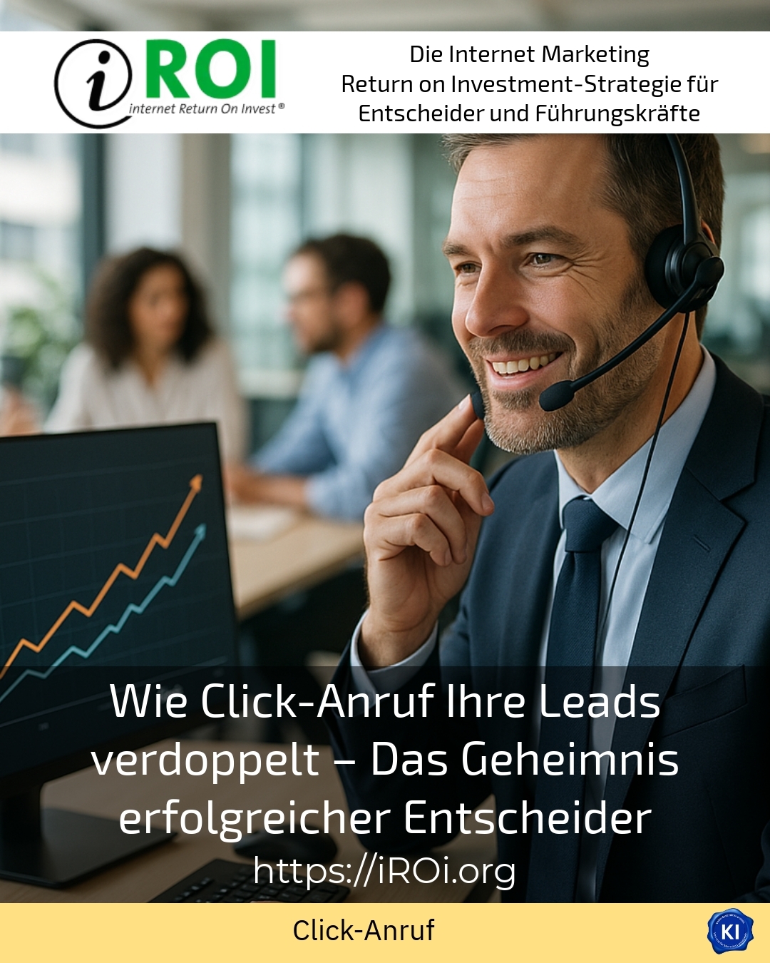 Wie Click-Anruf Ihre Leads verdoppelt – Das Geheimnis erfolgreicher Entscheider 4.9 (1400)